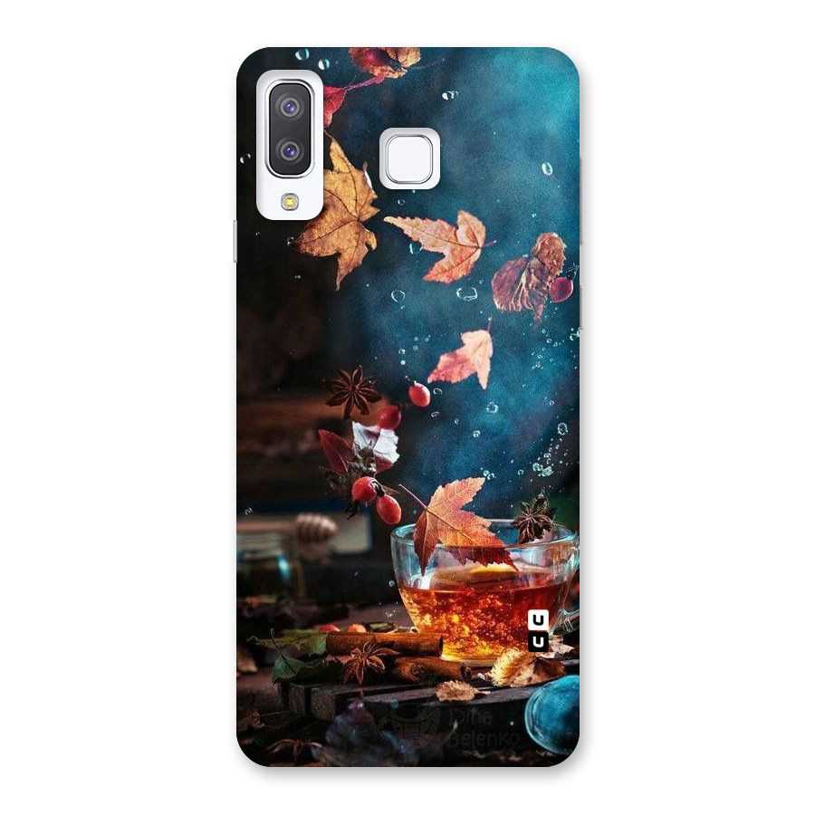 Falling Leaves Tea Back Case for Galaxy A8 Star