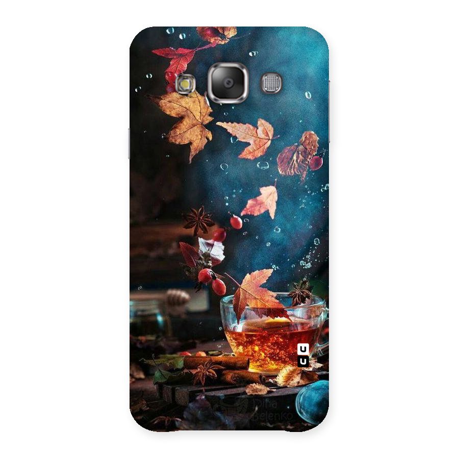 Falling Leaves Tea Back Case for Galaxy E7
