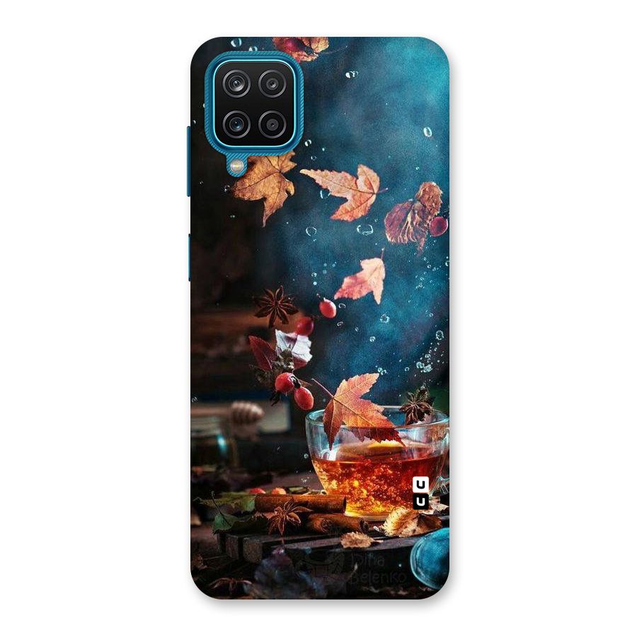 Falling Leaves Tea Back Case for Galaxy F12