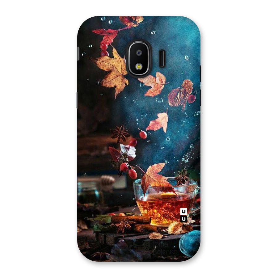 Falling Leaves Tea Back Case for Galaxy J2 Pro 2018