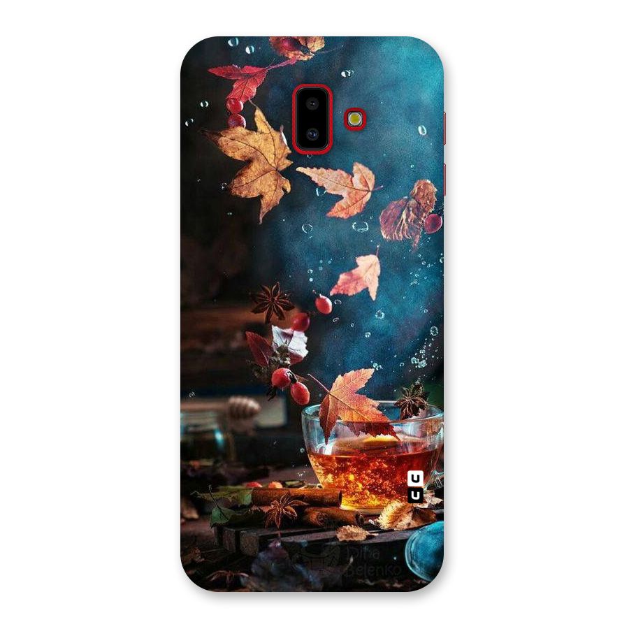 Falling Leaves Tea Back Case for Galaxy J6 Plus