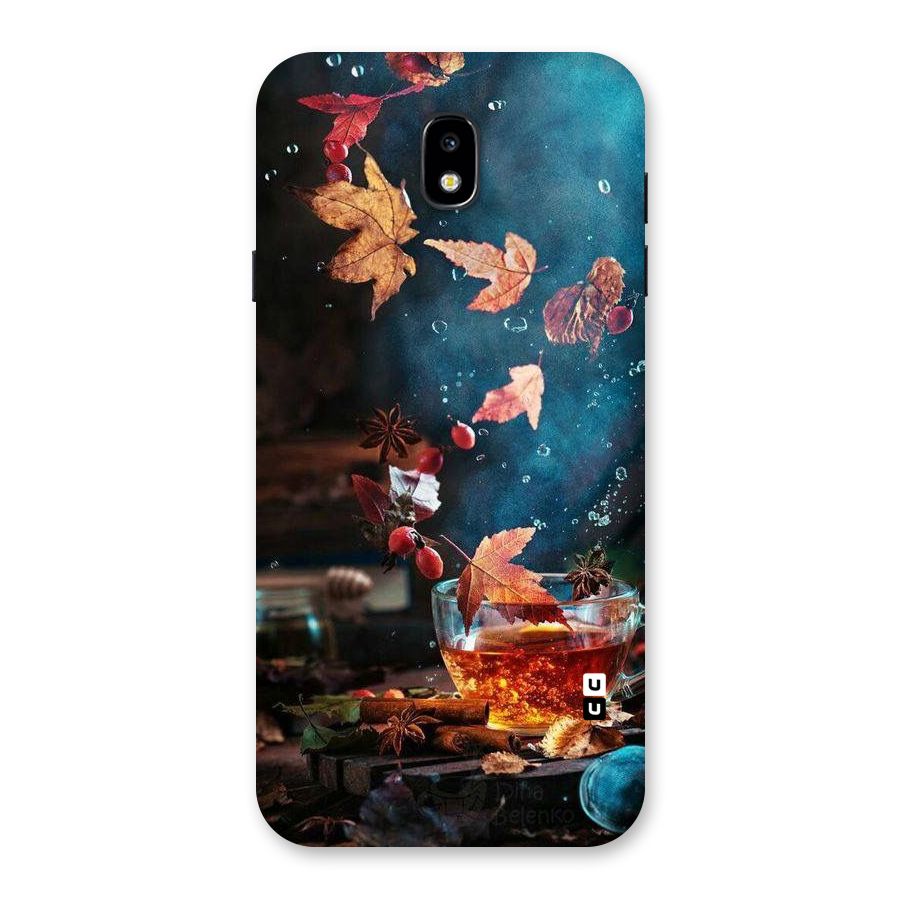 Falling Leaves Tea Back Case for Galaxy J7 Pro