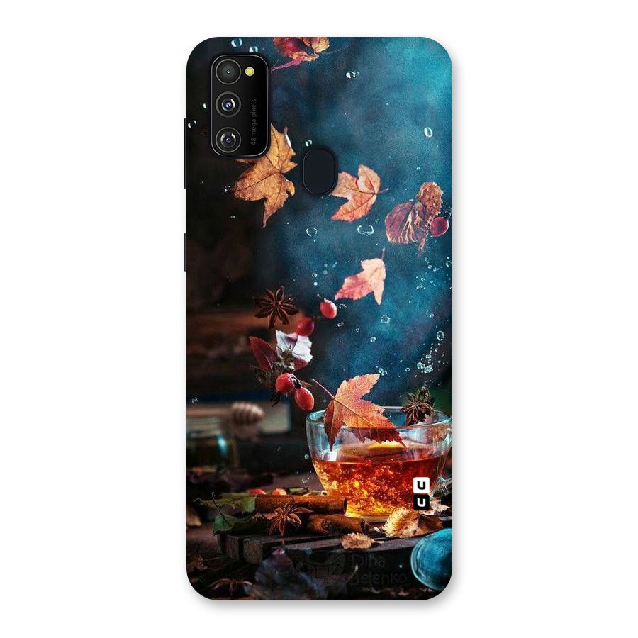 Falling Leaves Tea Back Case for Galaxy M30s