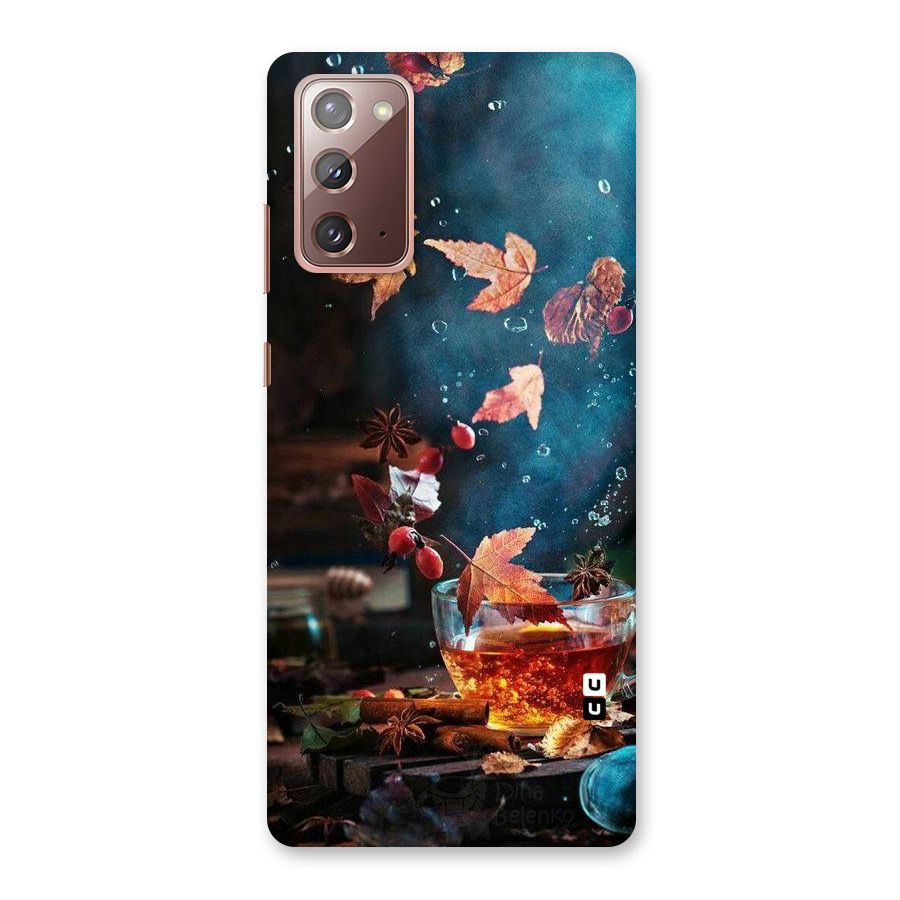 Falling Leaves Tea Back Case for Galaxy Note 20