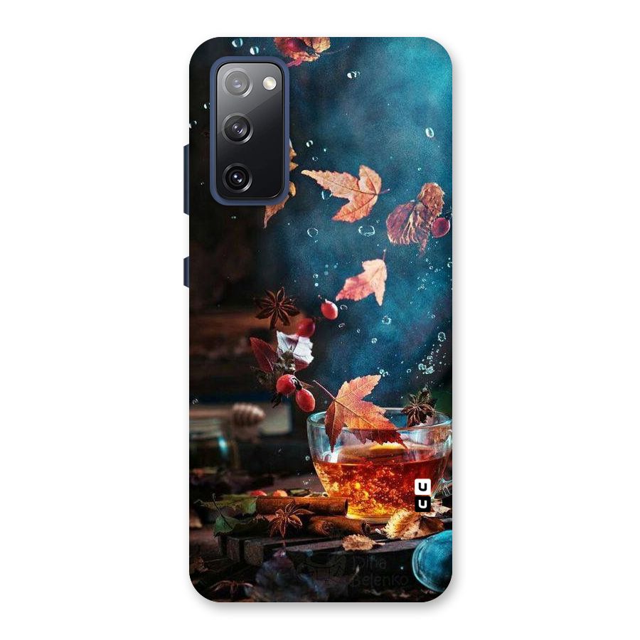 Falling Leaves Tea Back Case for Galaxy S20 FE