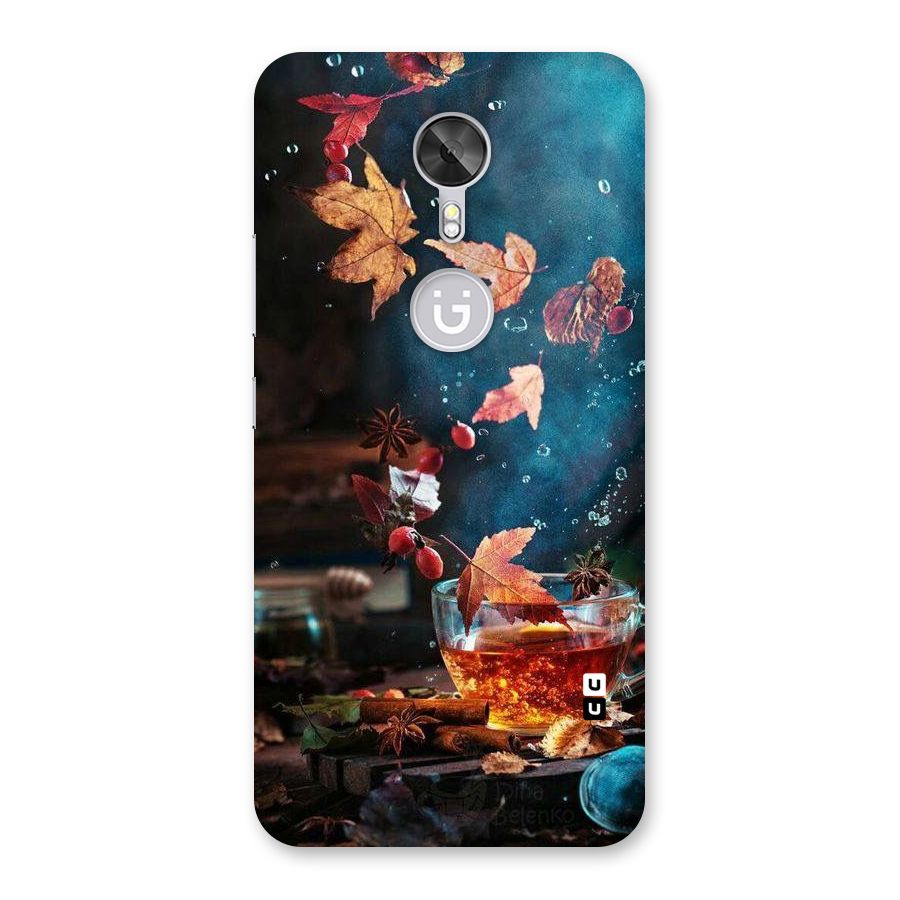 Falling Leaves Tea Back Case for Gionee A1