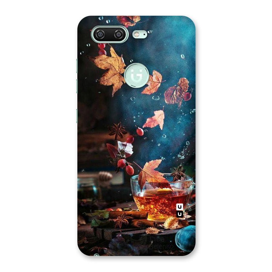 Falling Leaves Tea Back Case for Gionee S10