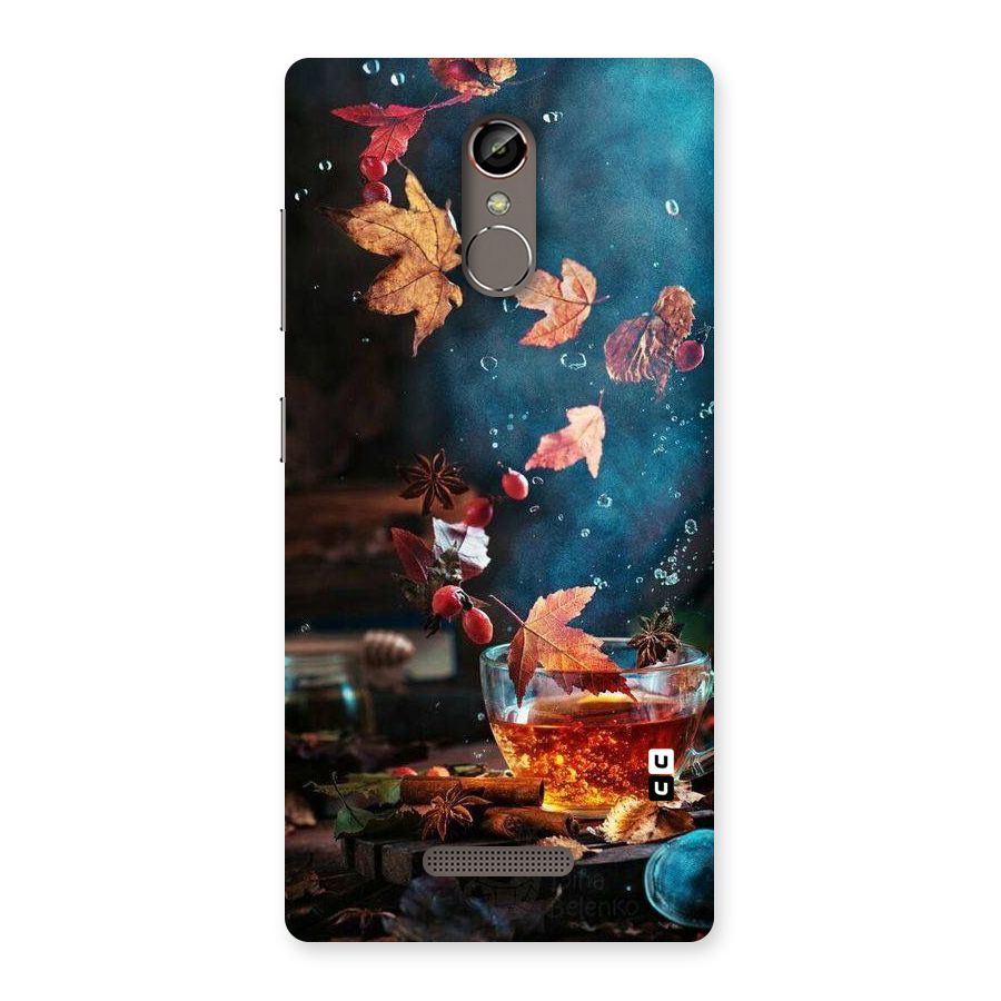 Falling Leaves Tea Back Case for Gionee S6s