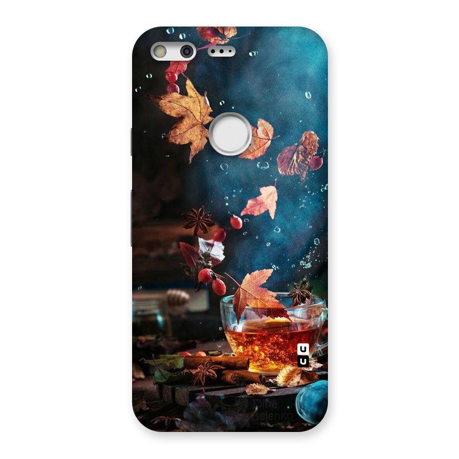 Falling Leaves Tea Back Case for Google Pixel
