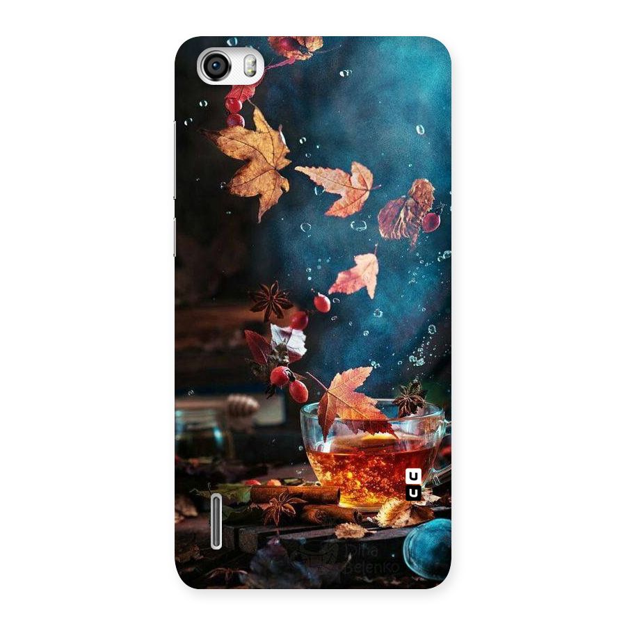 Falling Leaves Tea Back Case for Honor 6