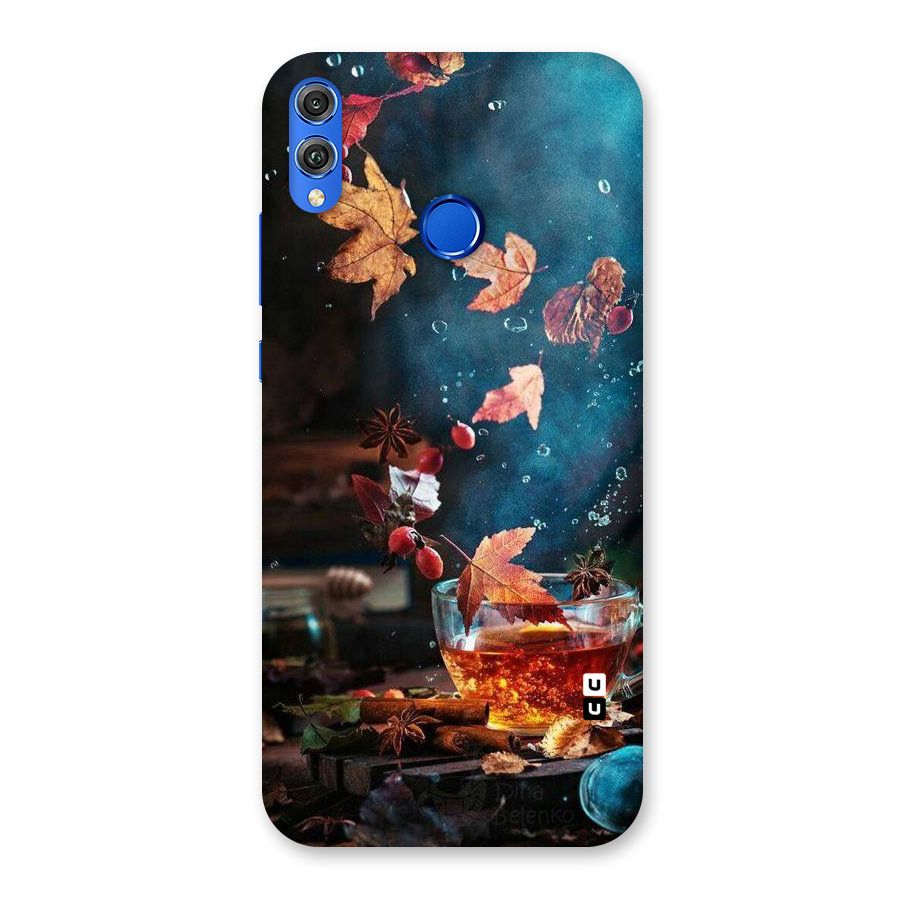 Falling Leaves Tea Back Case for Honor 8X
