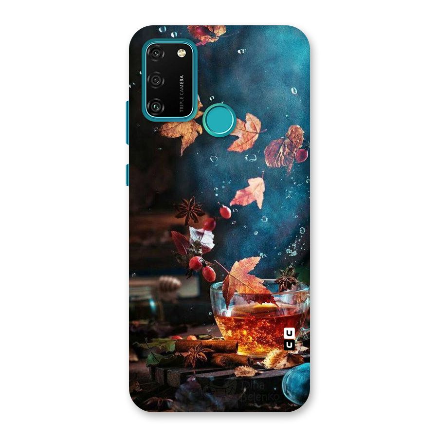 Falling Leaves Tea Back Case for Honor 9A