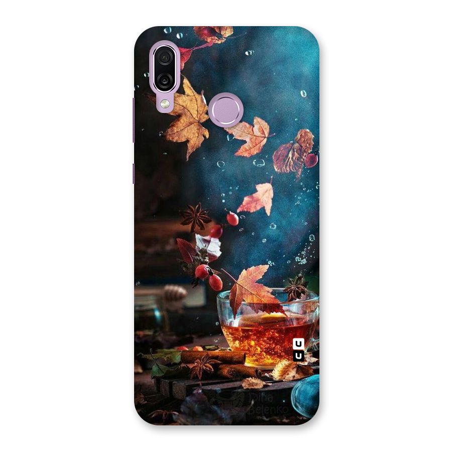 Falling Leaves Tea Back Case for Honor Play