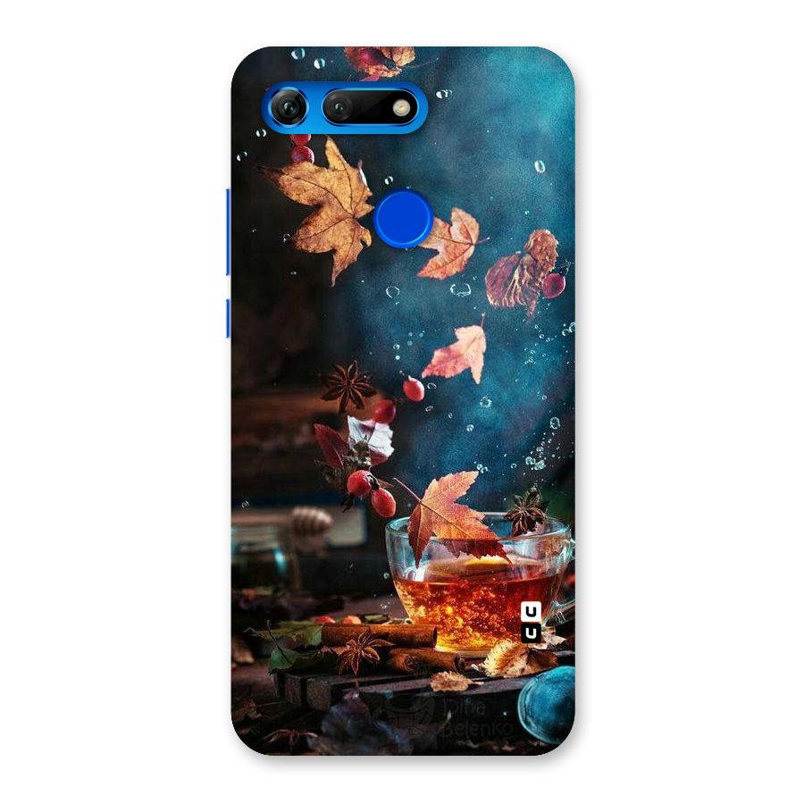 Falling Leaves Tea Back Case for Honor View 20