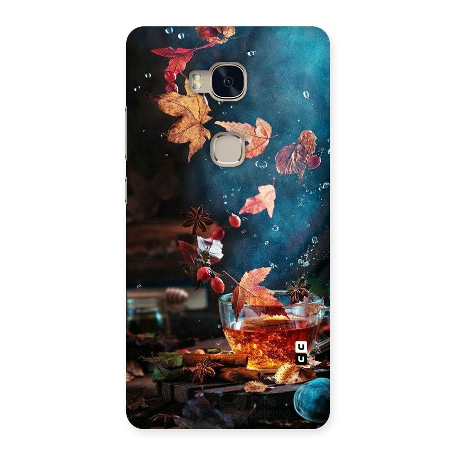 Falling Leaves Tea Back Case for Huawei Honor 5X