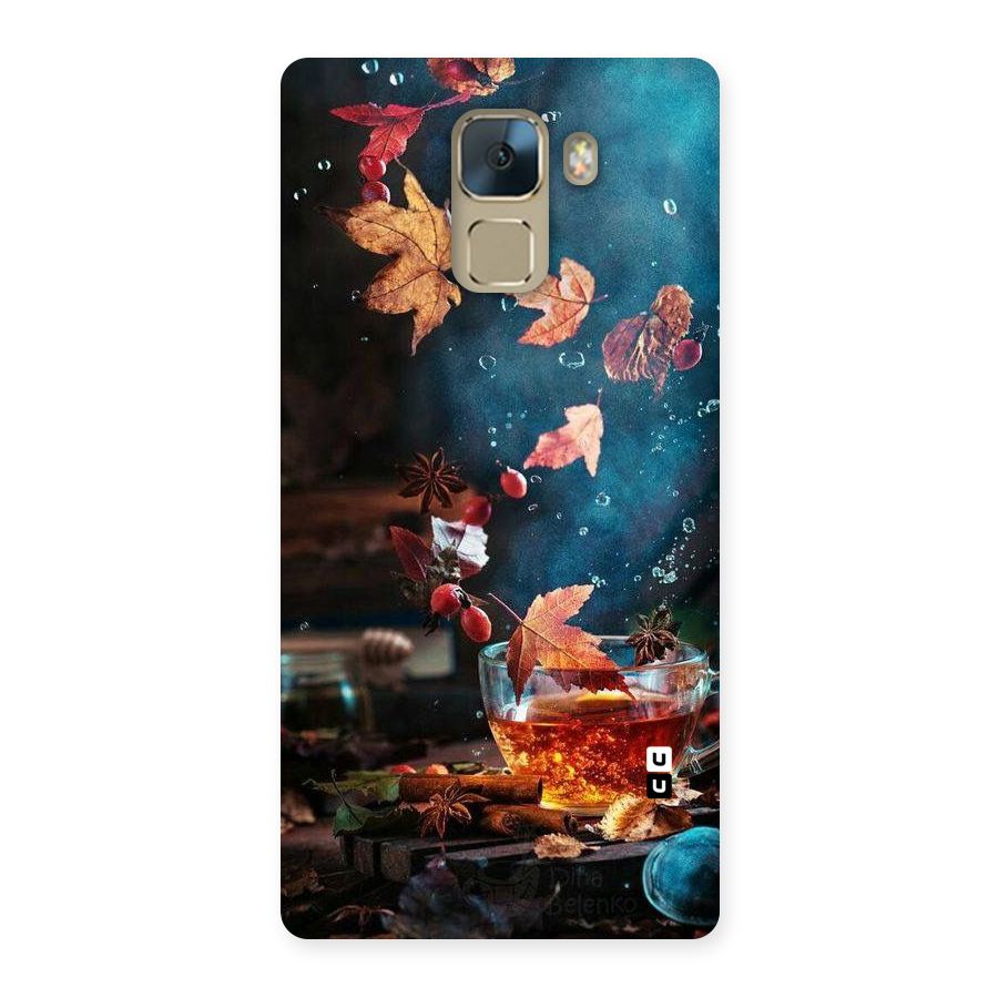 Falling Leaves Tea Back Case for Huawei Honor 7