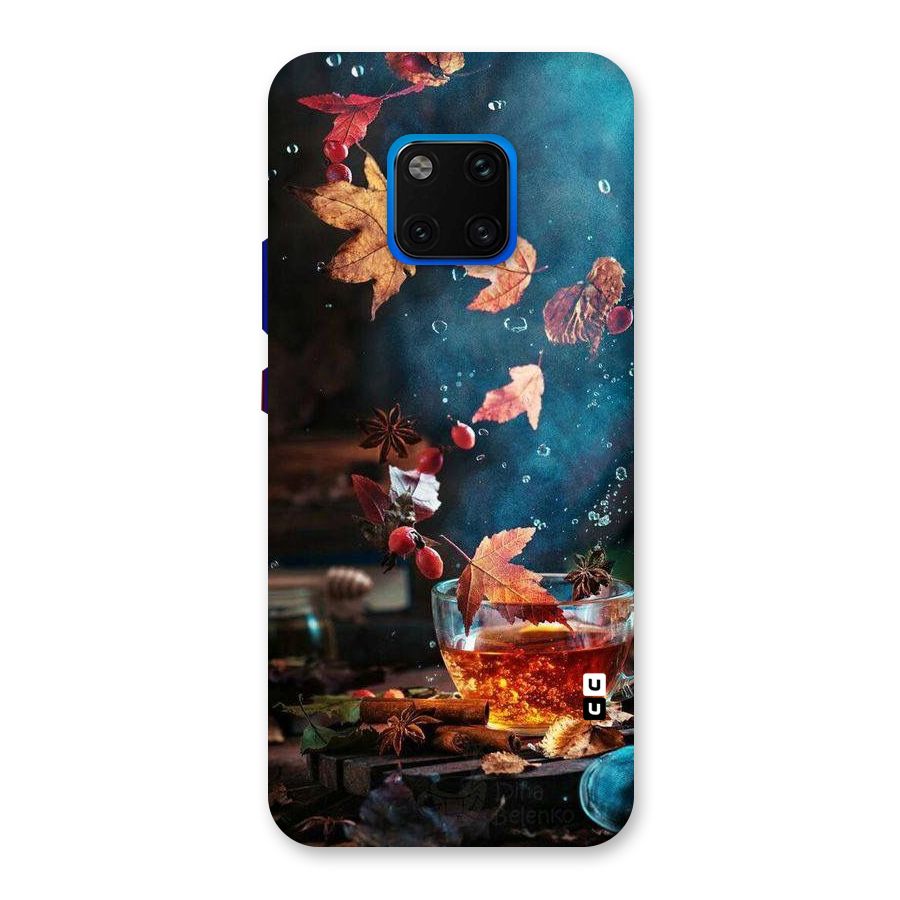 Falling Leaves Tea Back Case for Huawei Mate 20 Pro