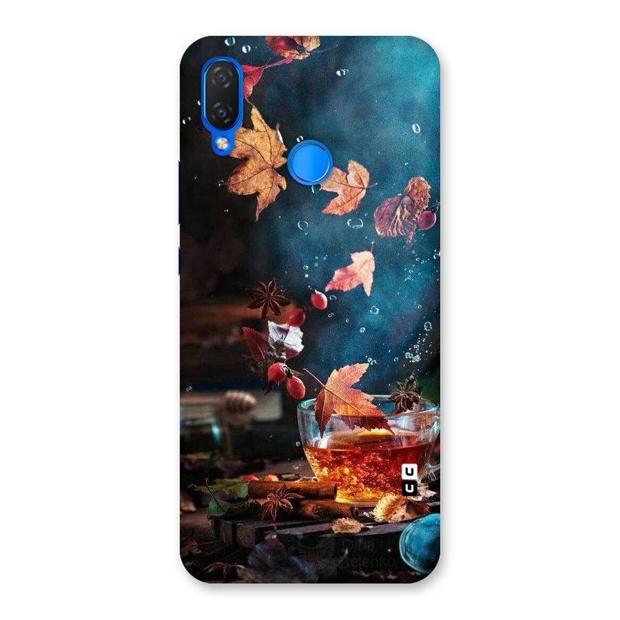 Falling Leaves Tea Back Case for Huawei P Smart+