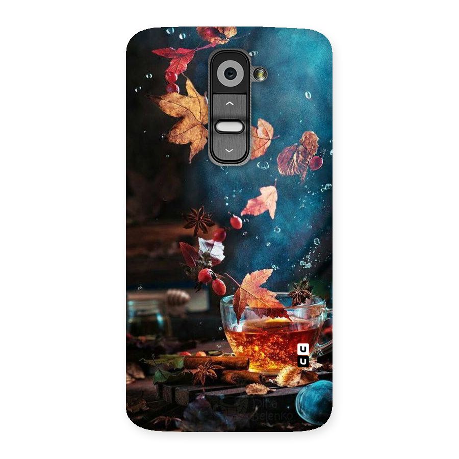 Falling Leaves Tea Back Case for LG G2
