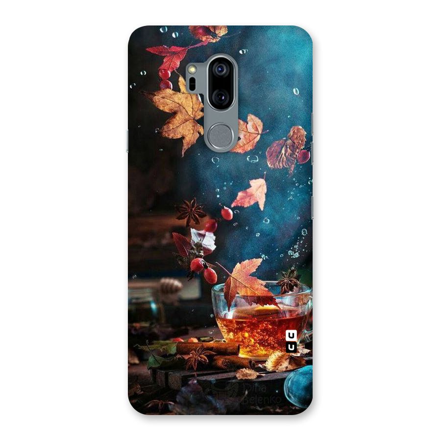 Falling Leaves Tea Back Case for LG G7