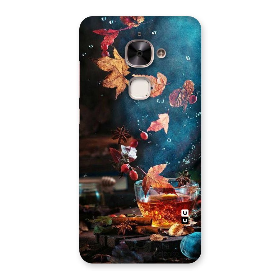 Falling Leaves Tea Back Case for Le 2