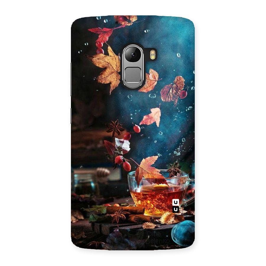 Falling Leaves Tea Back Case for Lenovo K4 Note