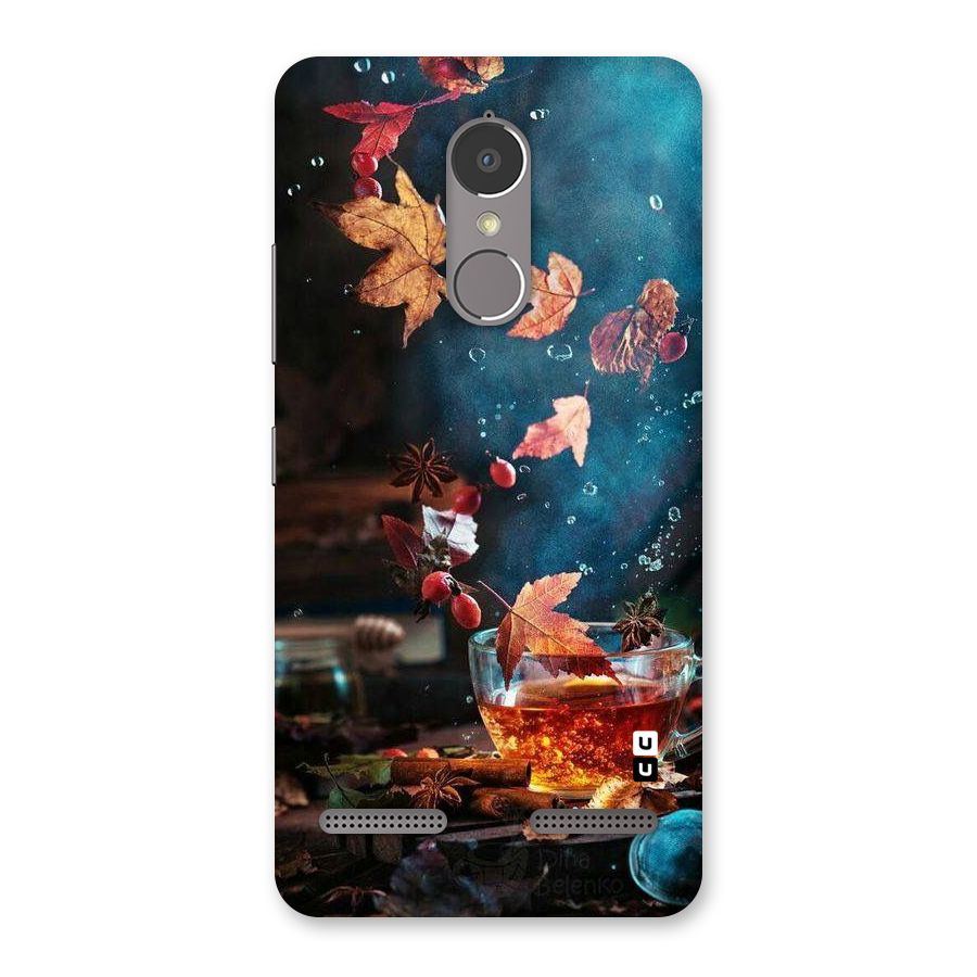 Falling Leaves Tea Back Case for Lenovo K6
