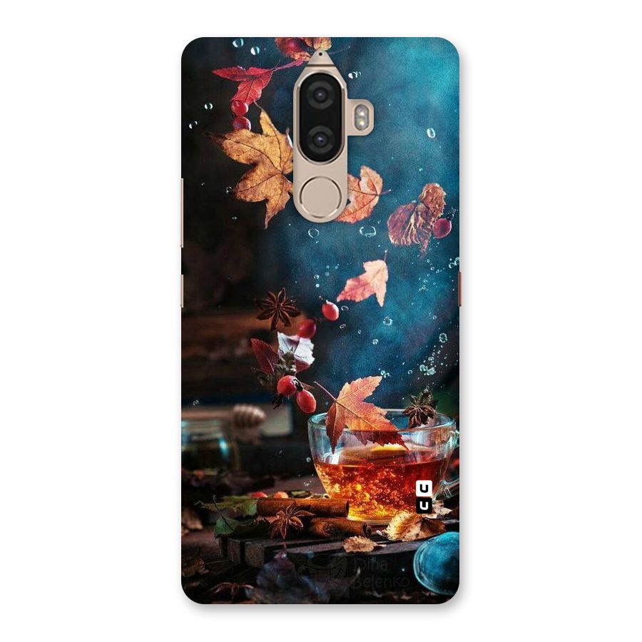 Falling Leaves Tea Back Case for Lenovo K8 Note