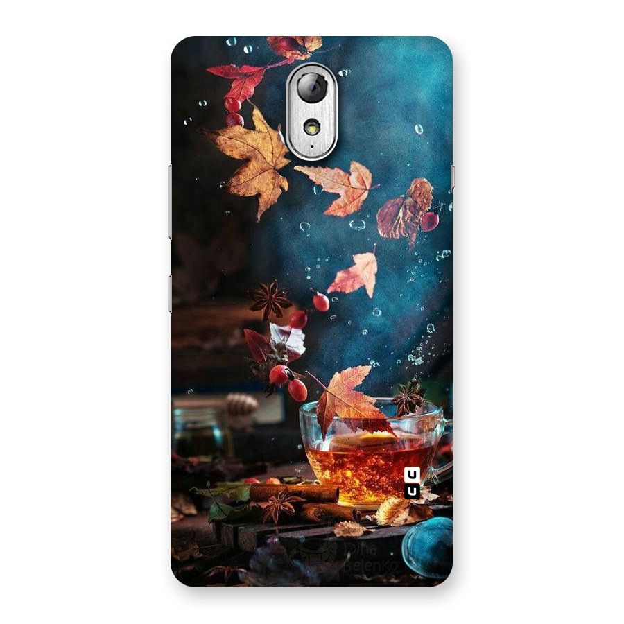 Falling Leaves Tea Back Case for Lenovo Vibe P1M