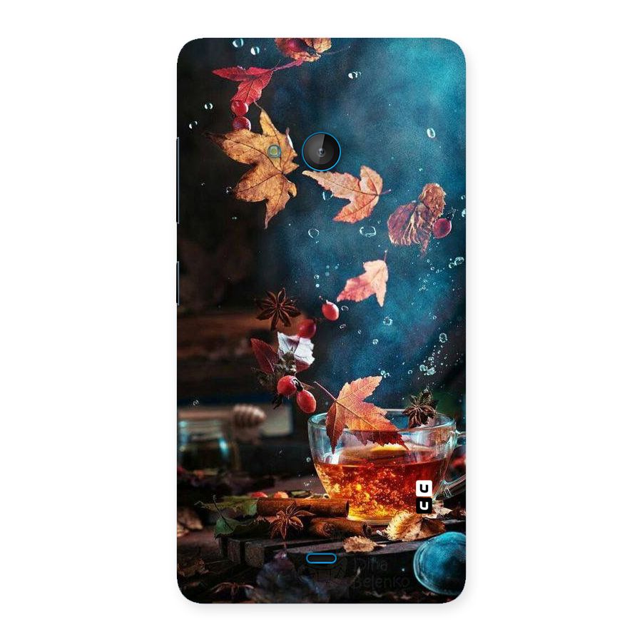 Falling Leaves Tea Back Case for Lumia 540