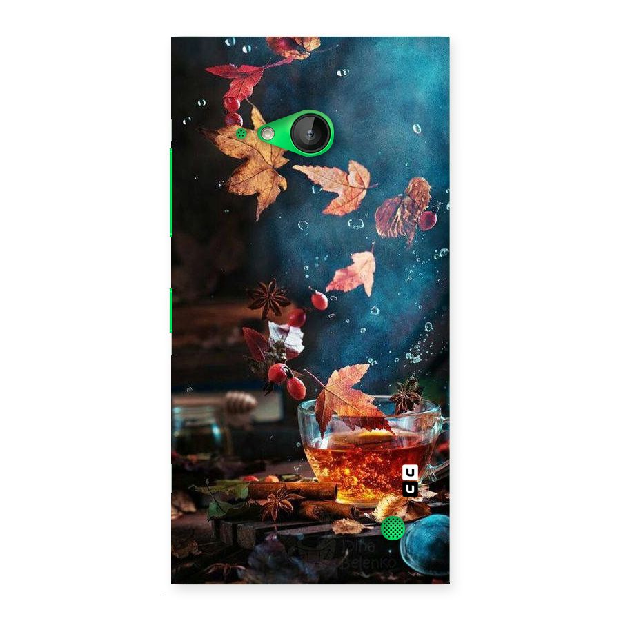 Falling Leaves Tea Back Case for Lumia 730