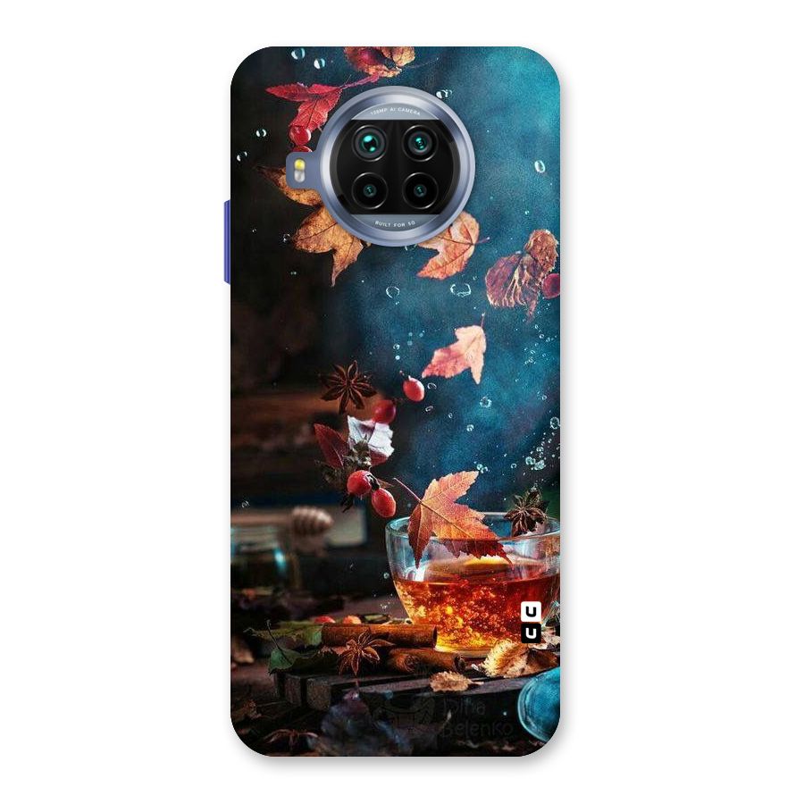 Falling Leaves Tea Back Case for Mi 10i