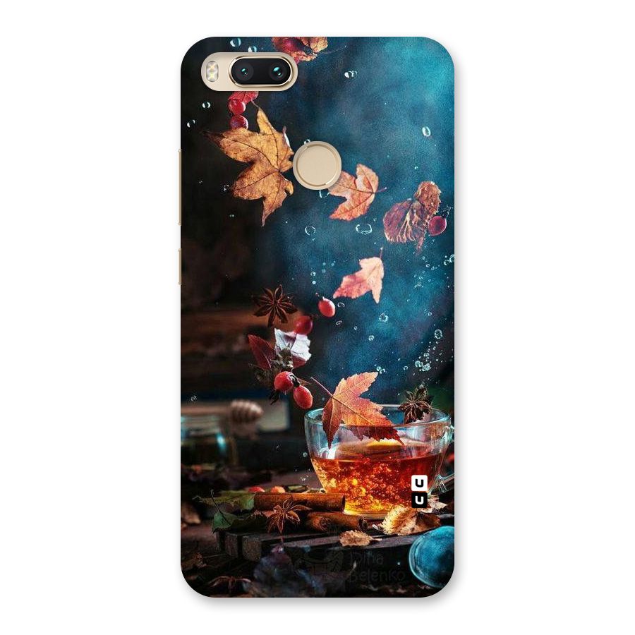 Falling Leaves Tea Back Case for Mi A1