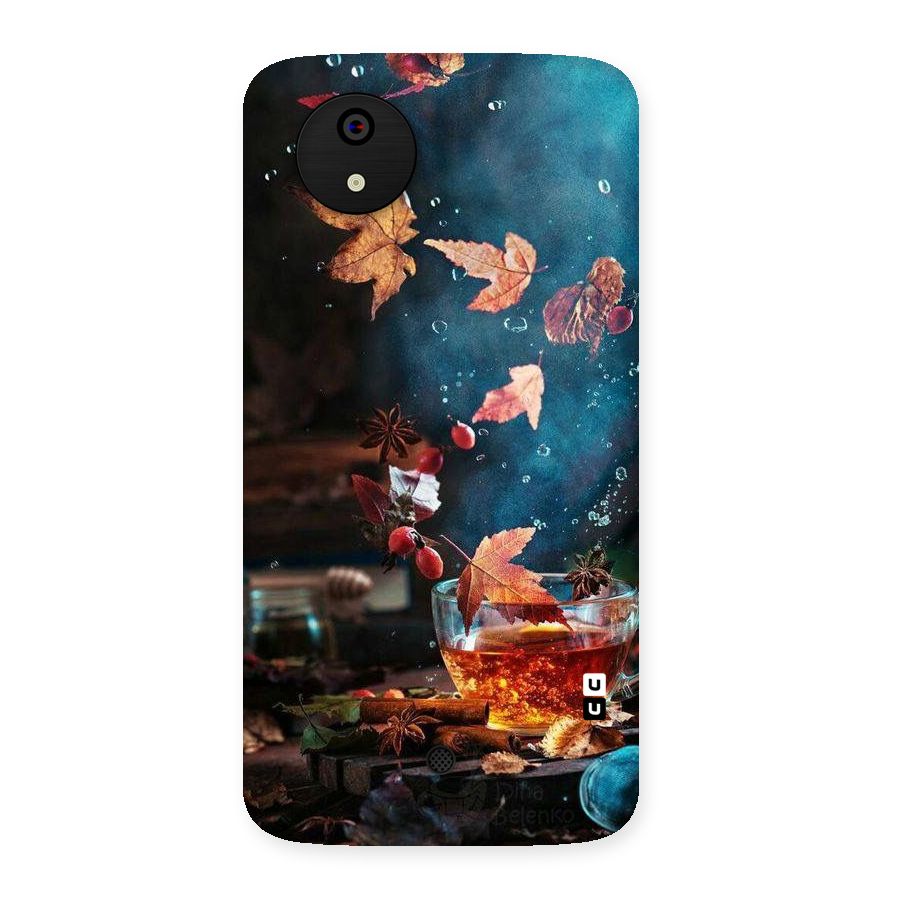 Falling Leaves Tea Back Case for Micromax Canvas A1