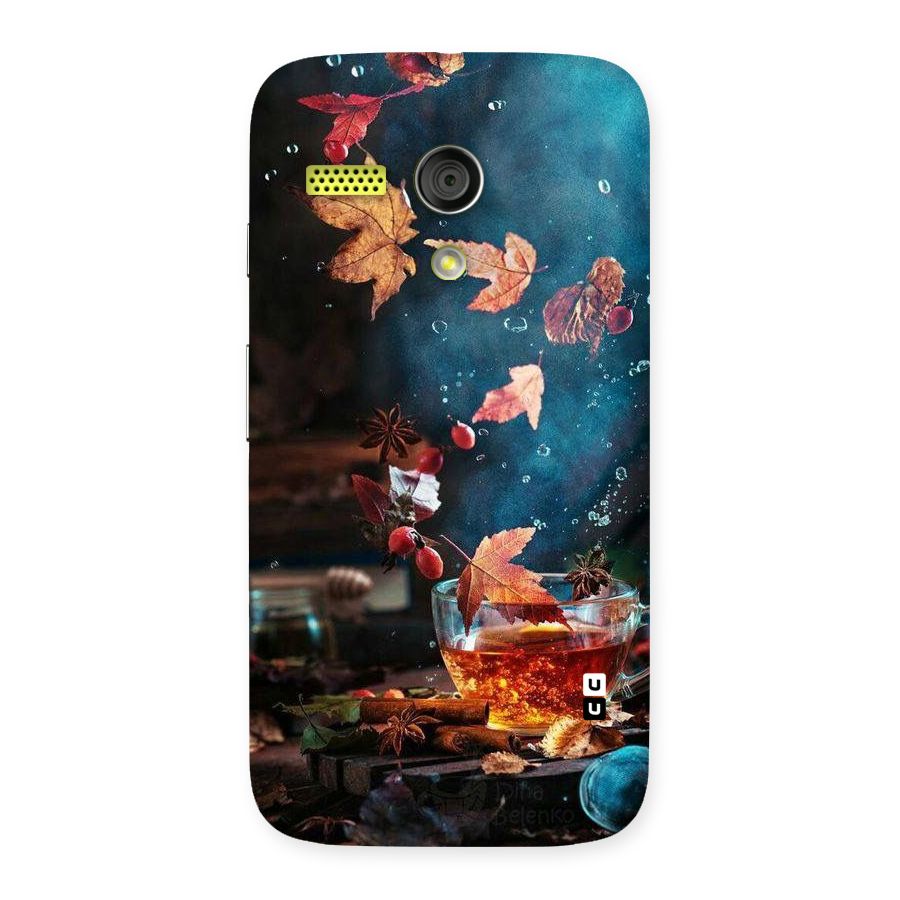 Falling Leaves Tea Back Case for Moto G