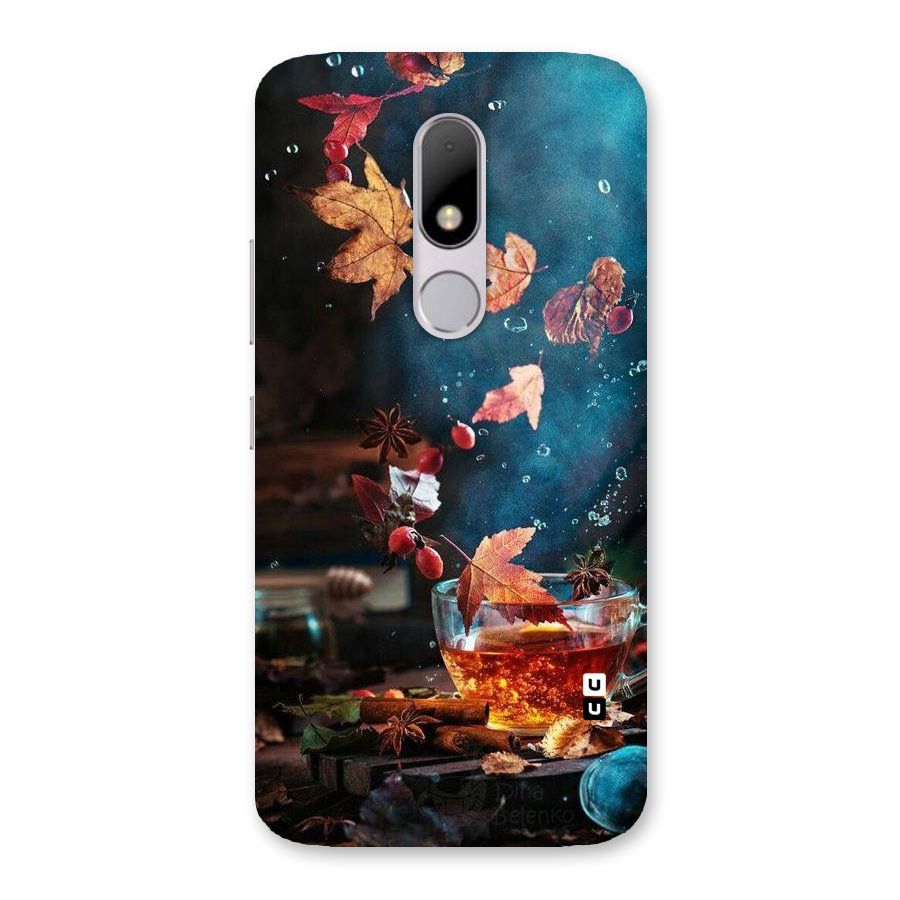 Falling Leaves Tea Back Case for Moto M