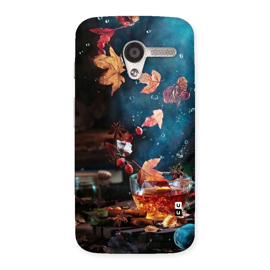 Falling Leaves Tea Back Case for Moto X