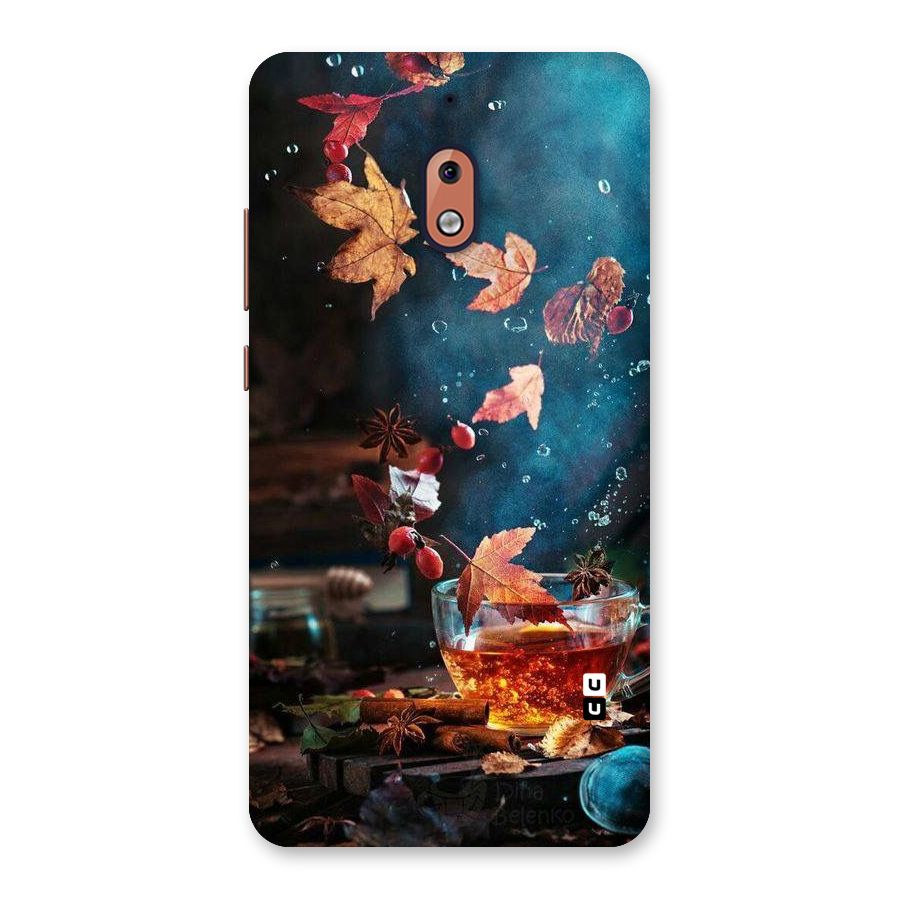 Falling Leaves Tea Back Case for Nokia 2.1