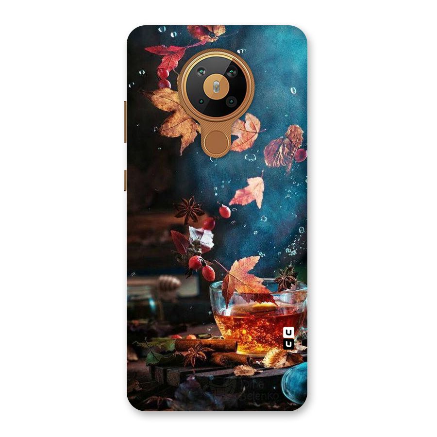 Falling Leaves Tea Back Case for Nokia 5.3