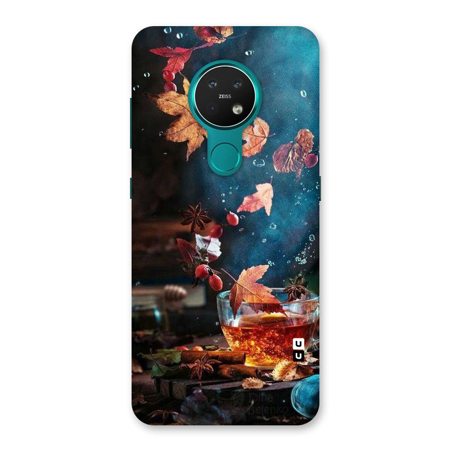 Falling Leaves Tea Back Case for Nokia 7.2