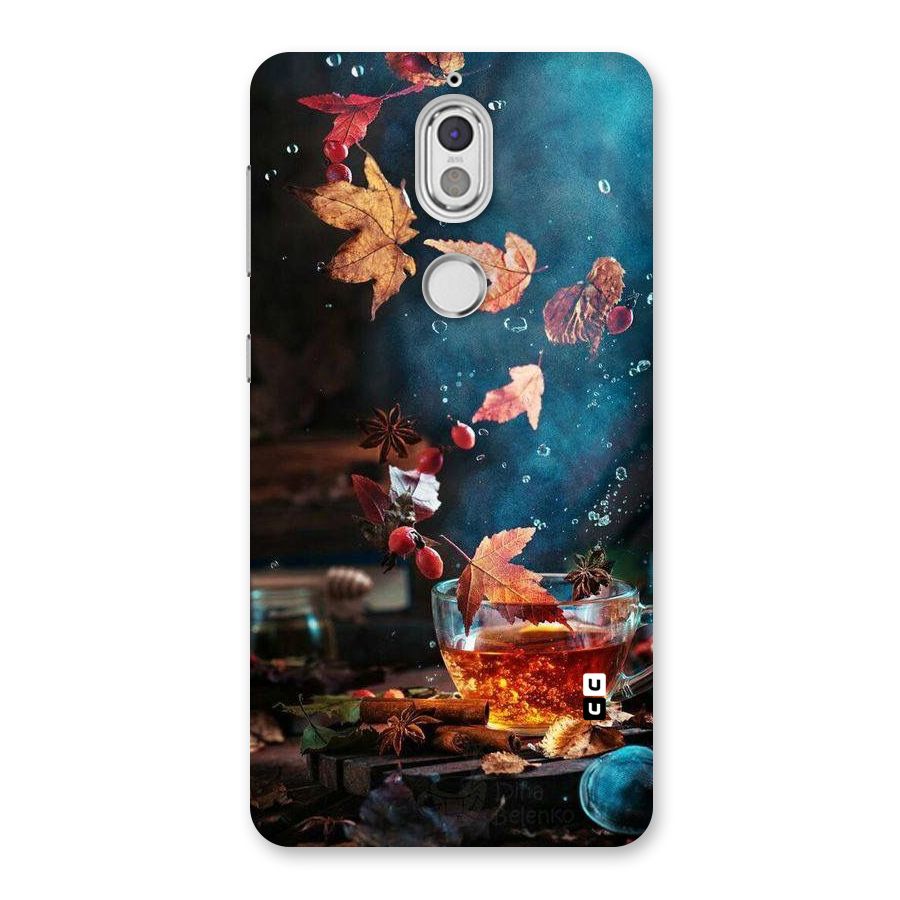 Falling Leaves Tea Back Case for Nokia 7