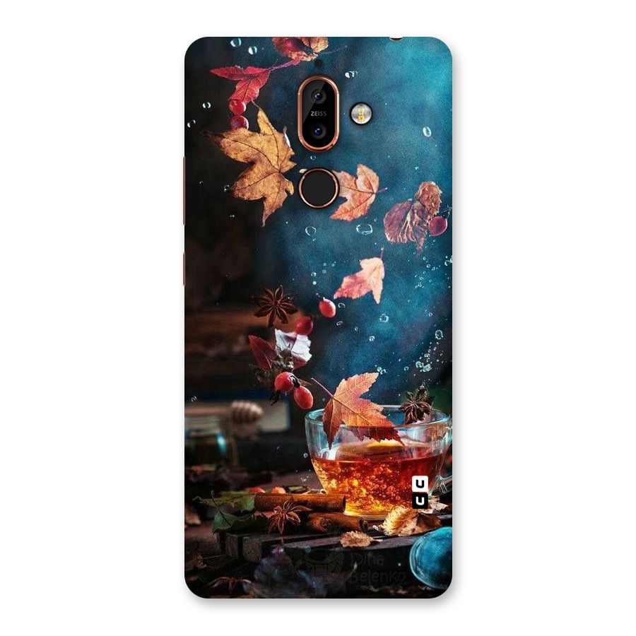 Falling Leaves Tea Back Case for Nokia 7 Plus