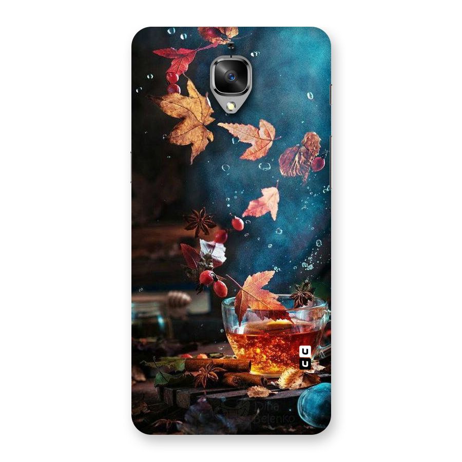 Falling Leaves Tea Back Case for OnePlus 3