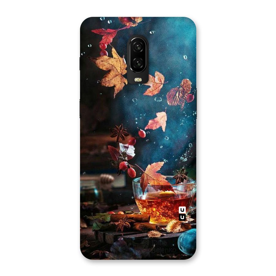 Falling Leaves Tea Back Case for OnePlus 6T