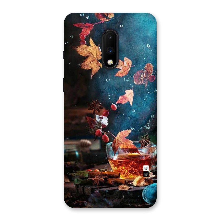 Falling Leaves Tea Back Case for OnePlus 7