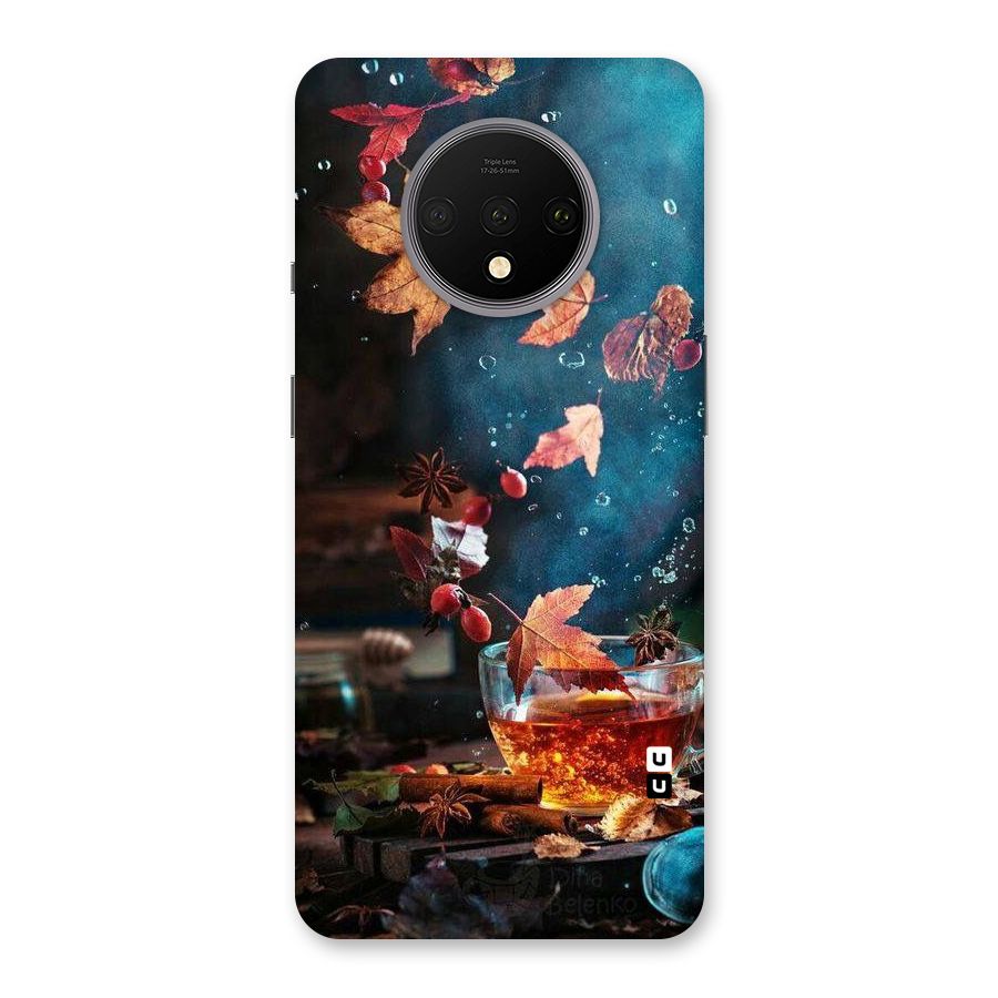 Falling Leaves Tea Back Case for OnePlus 7T