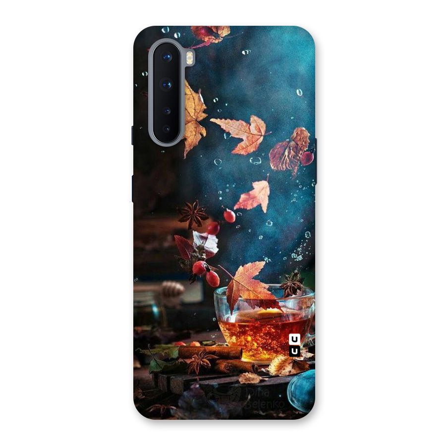 Falling Leaves Tea Back Case for OnePlus Nord