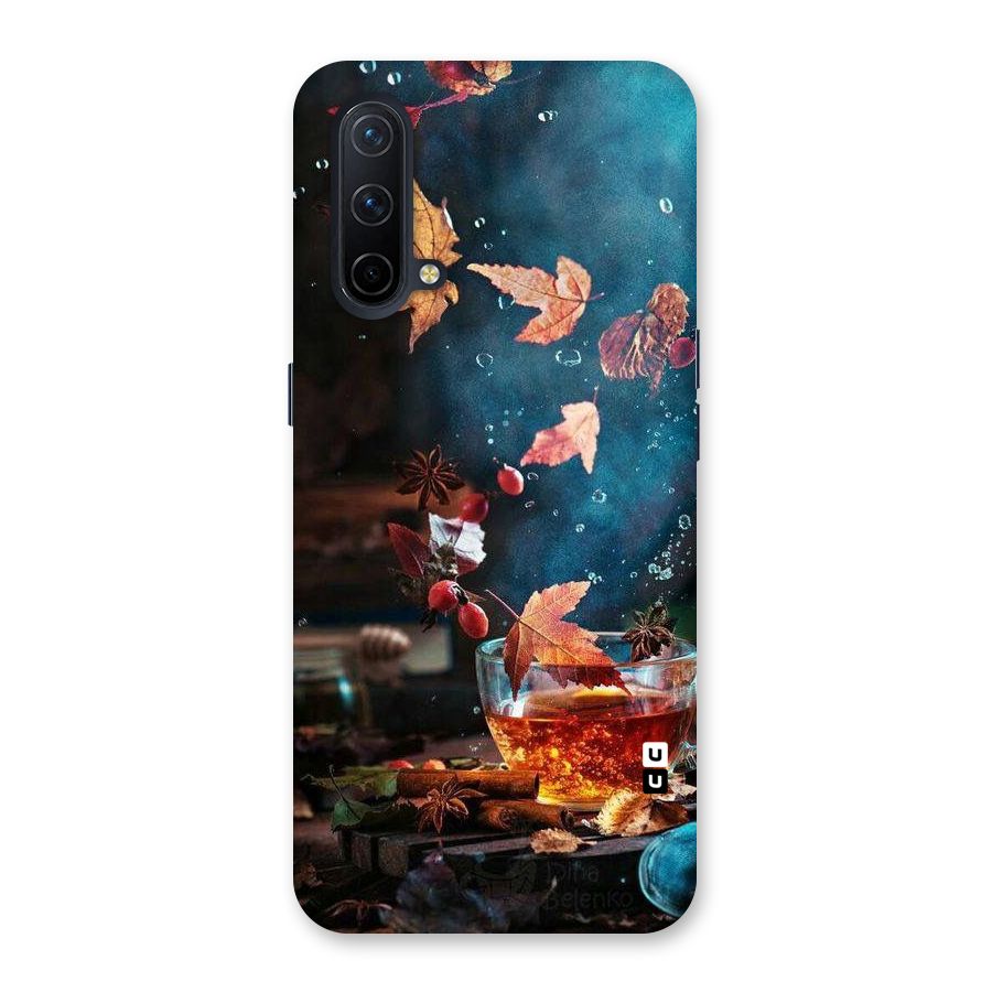 Falling Leaves Tea Back Case for OnePlus Nord CE 5G