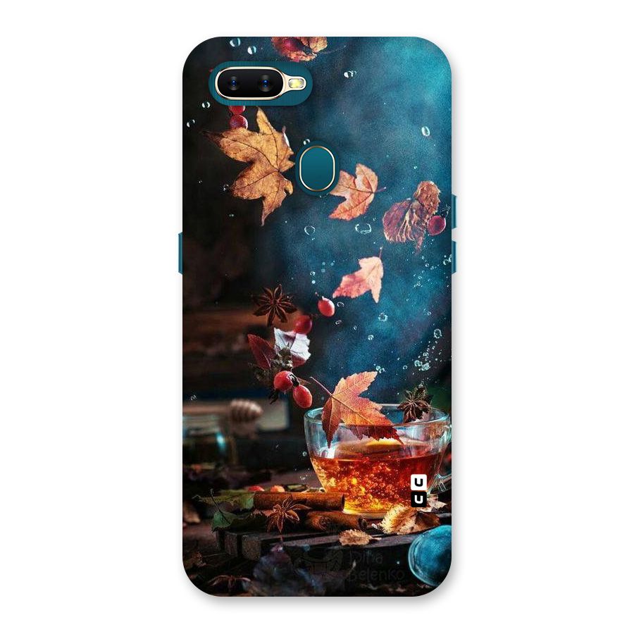 Falling Leaves Tea Back Case for Oppo A11k