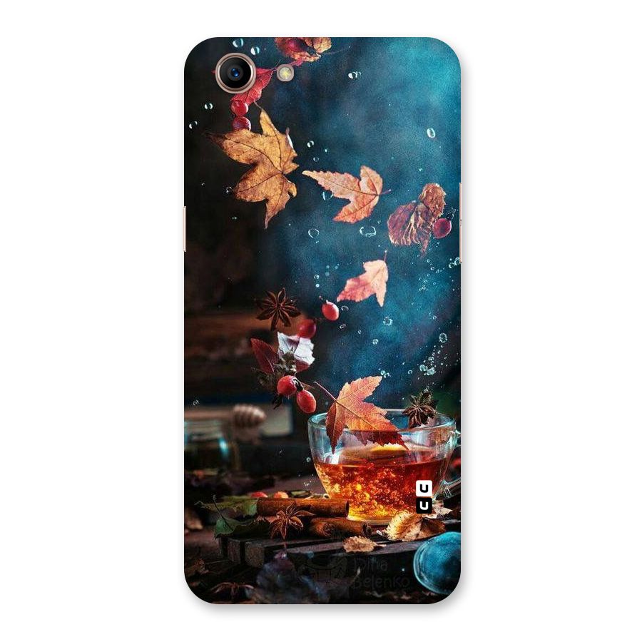 Falling Leaves Tea Back Case for Oppo A83 (2018)